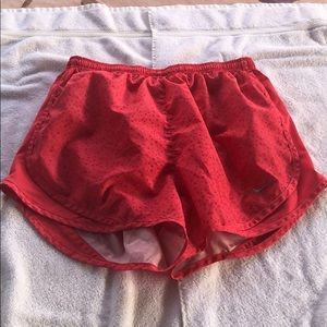 Nike dry fit shorts. Orange. Size SM. Mild wear.